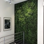umělá vertikální zahrada - živá stěna