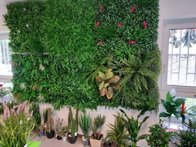 showroom umělých rostlin